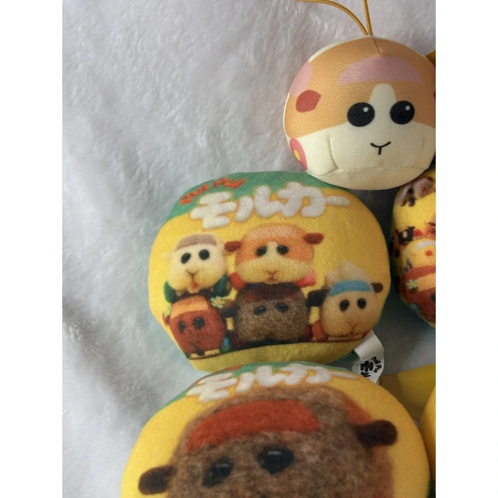 Pui Pui Molcar Cushion Ball Keychain Guinea Pig Plush Stuffed Toy 2